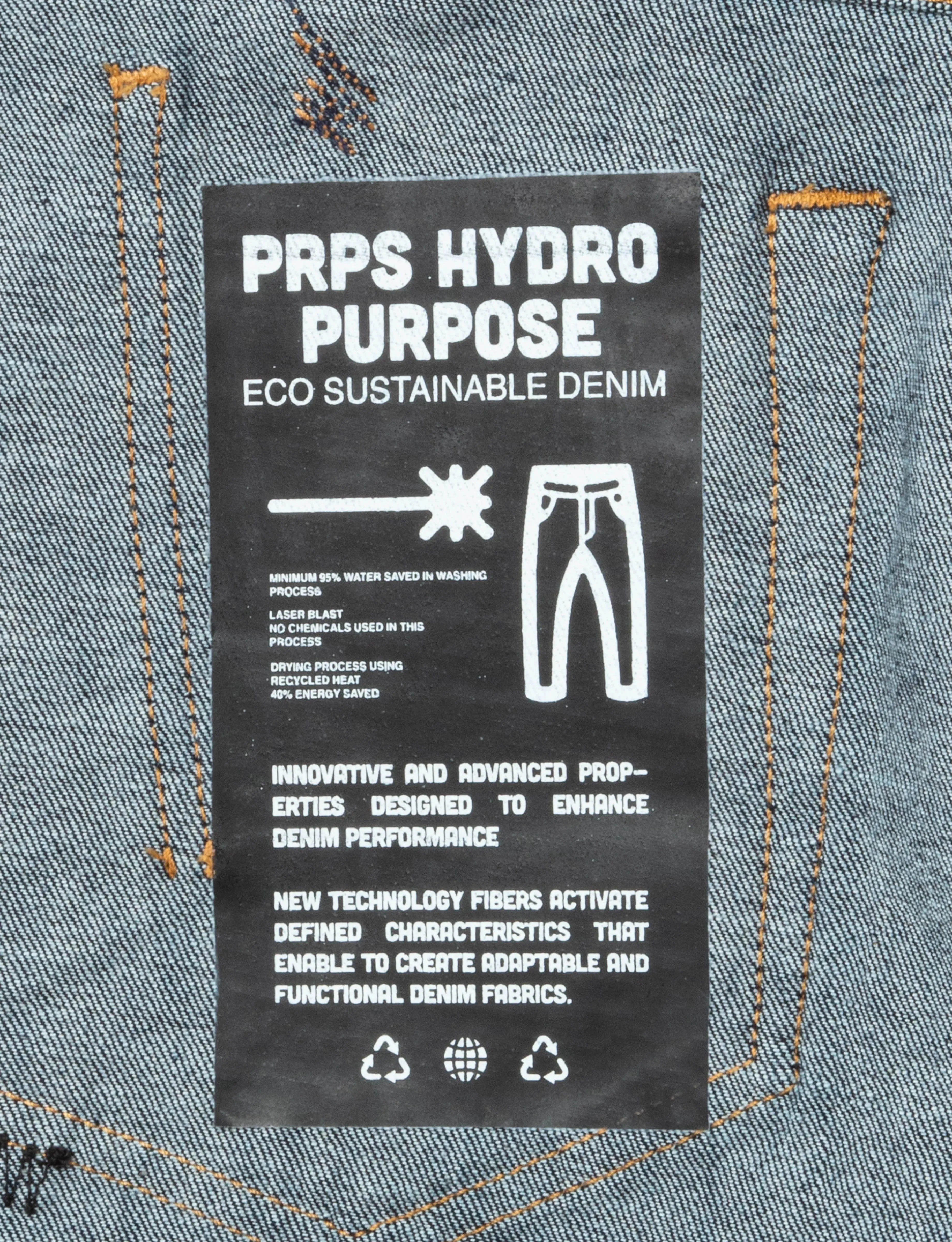 PRPS Light Indigo Le Sabre Stretch Jeans