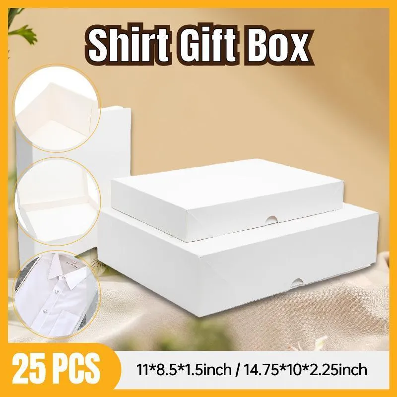 Shirt Box White 25PCS 2size