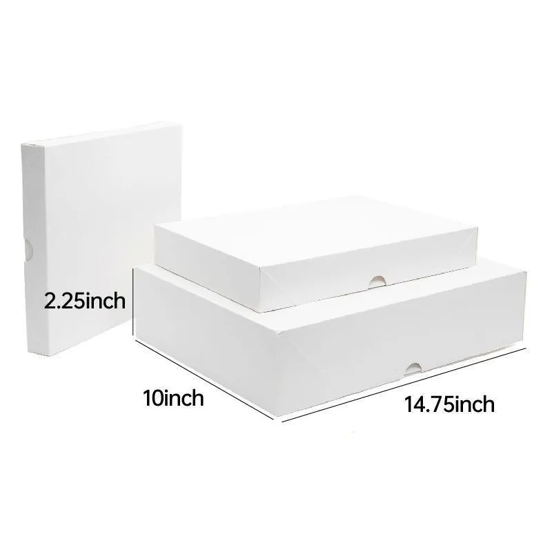 Shirt Box White 25PCS 2size
