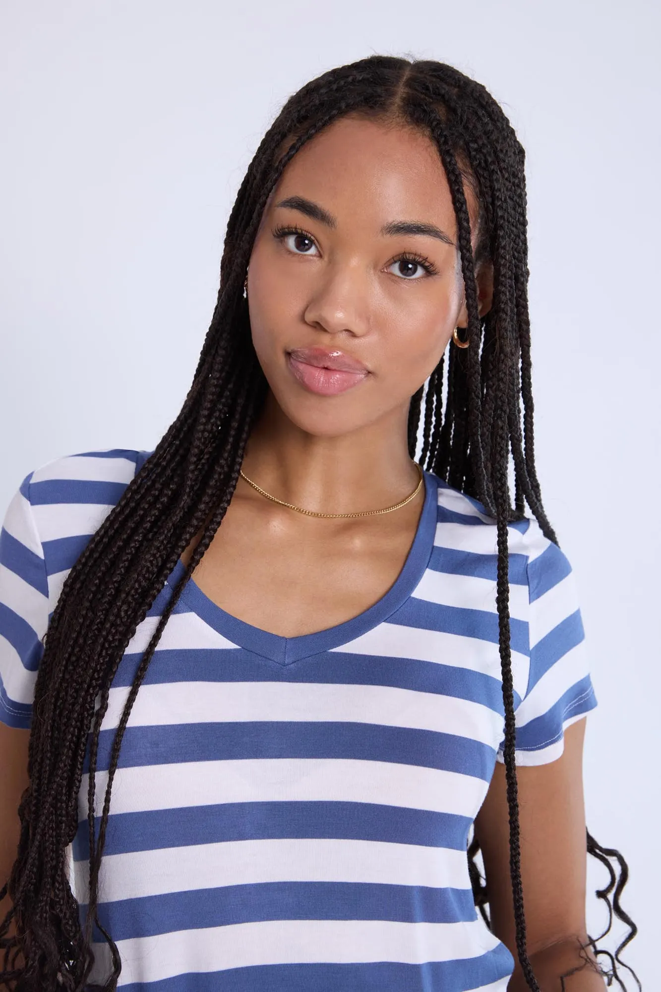 Short Sleeve V-Neck Relaxed Tee