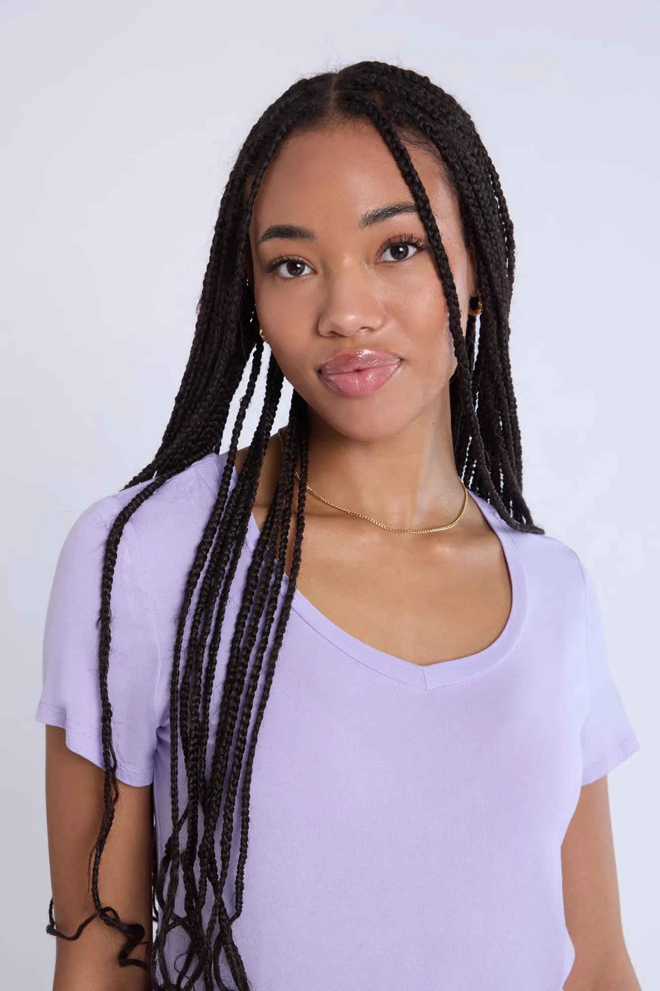 Short Sleeve V-Neck Relaxed Tee