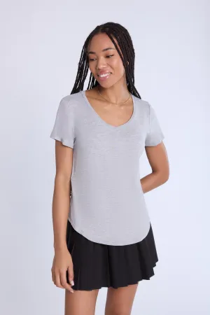 Short Sleeve V-Neck Relaxed Tee