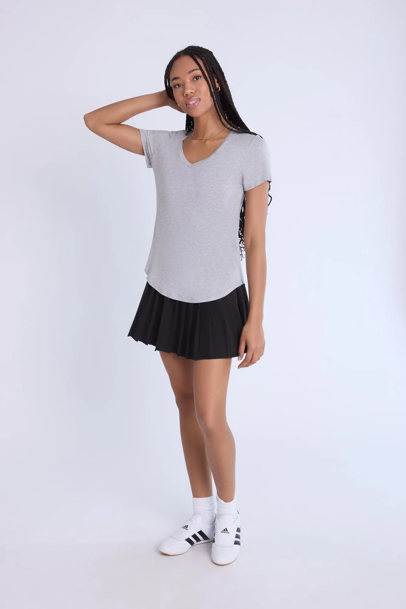 Short Sleeve V-Neck Relaxed Tee