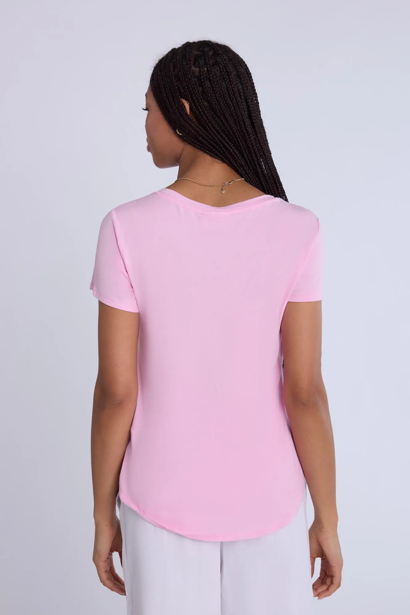 Short Sleeve V-Neck Relaxed Tee