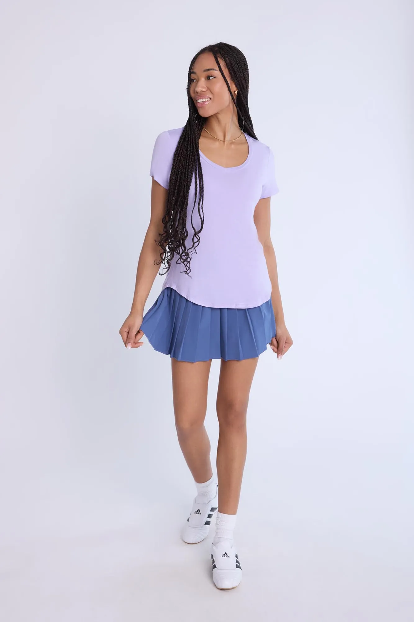 Short Sleeve V-Neck Relaxed Tee