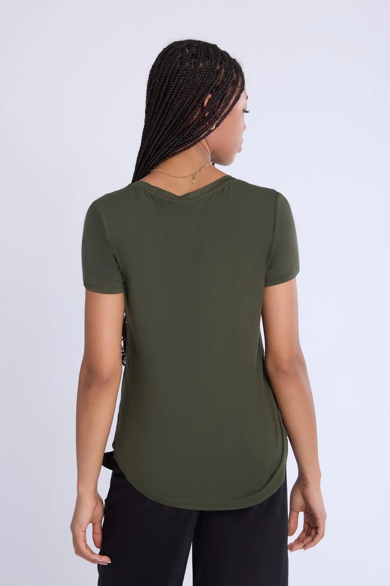 Short Sleeve V-Neck Relaxed Tee
