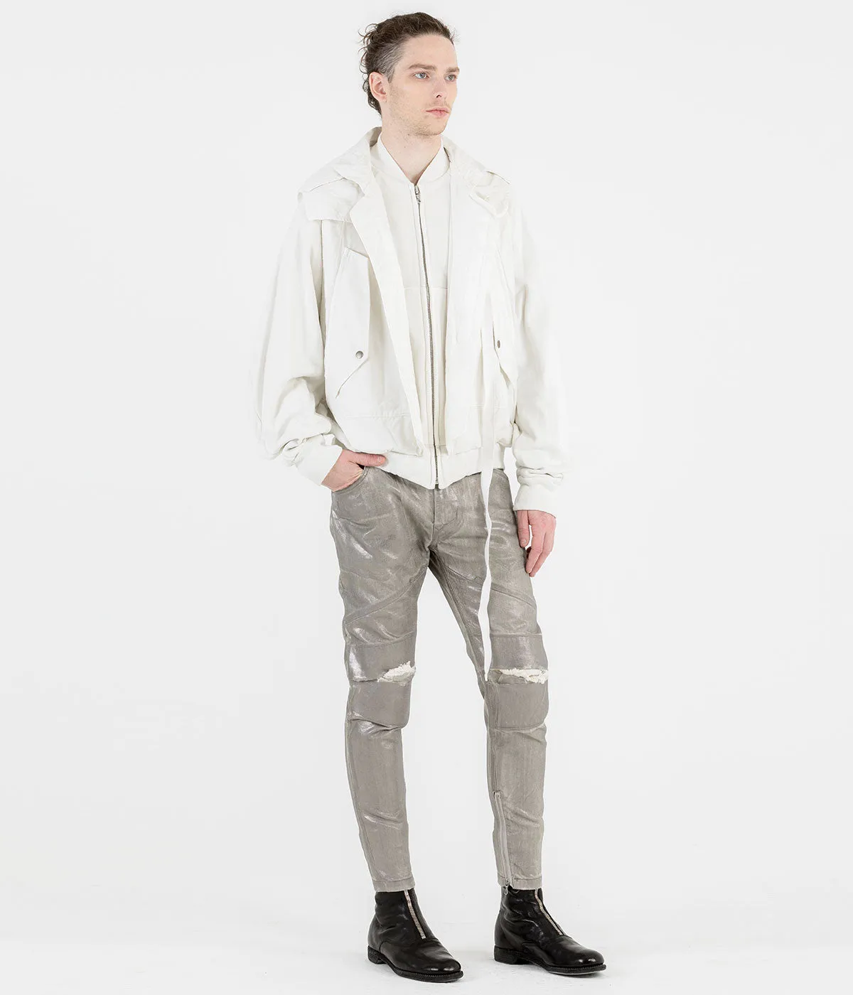 Silver Denim Jeans