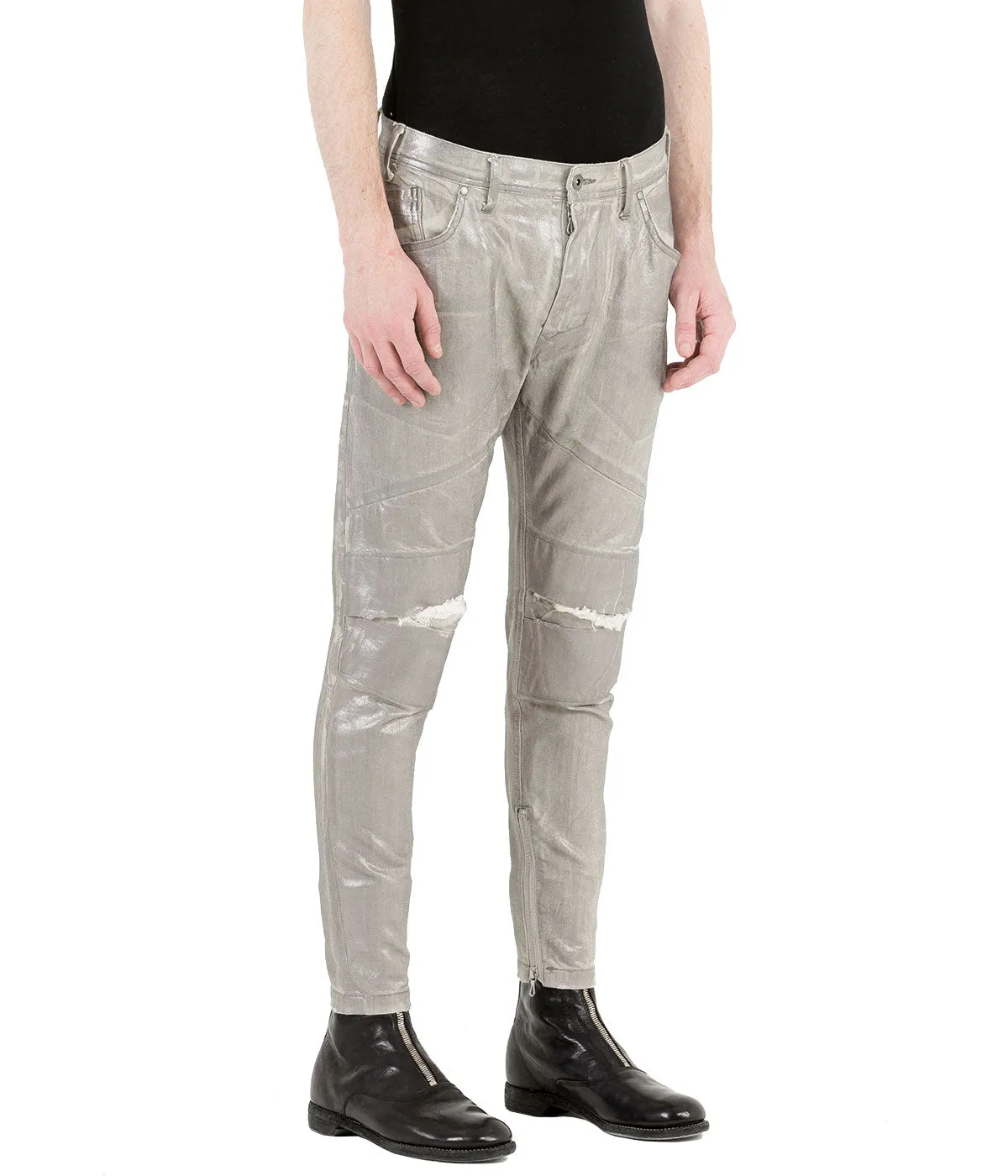Silver Denim Jeans