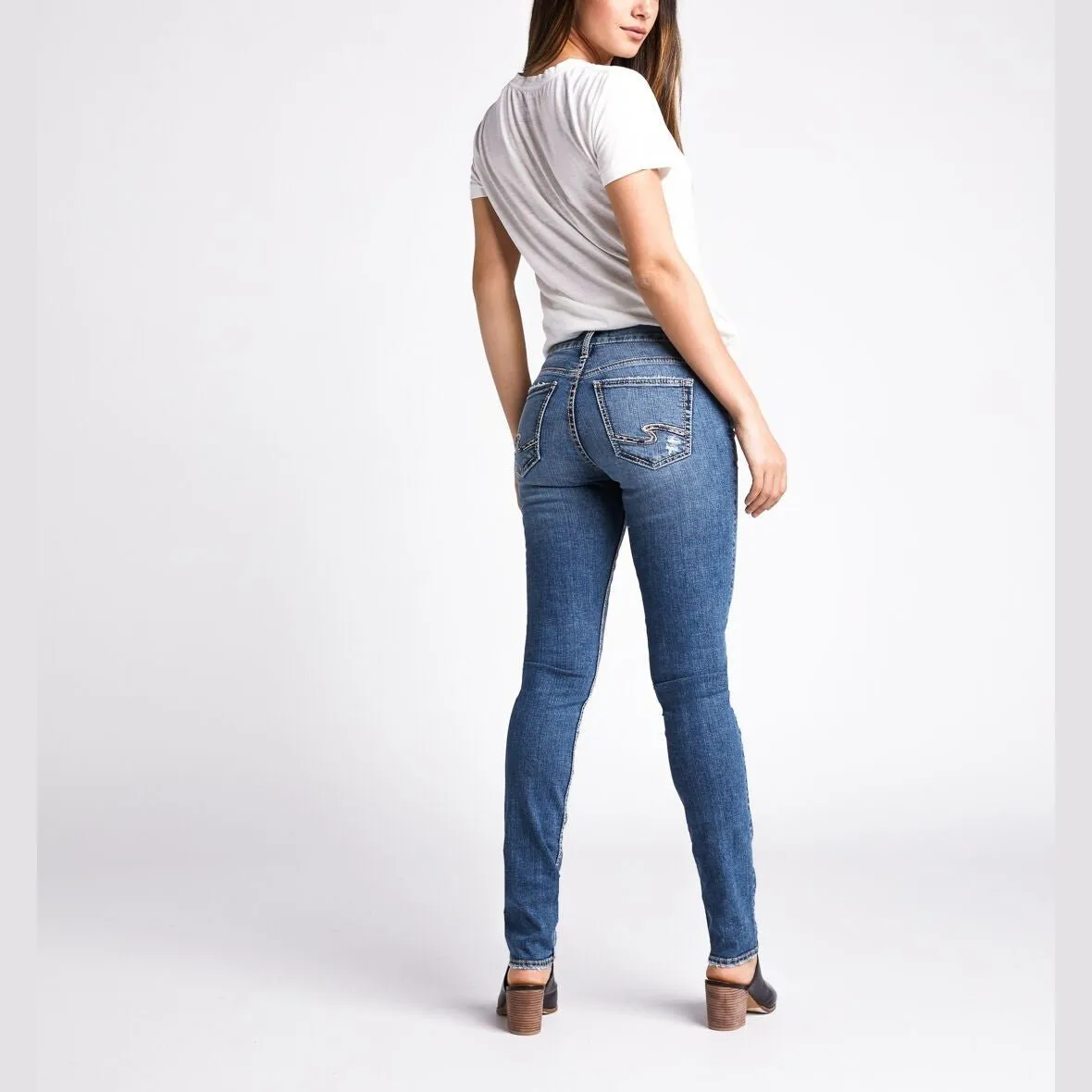 Silver Jeans Women’s Avery High Rise Slim Fit