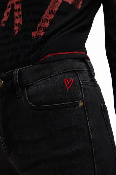 Skinny ankle-grazer jeans