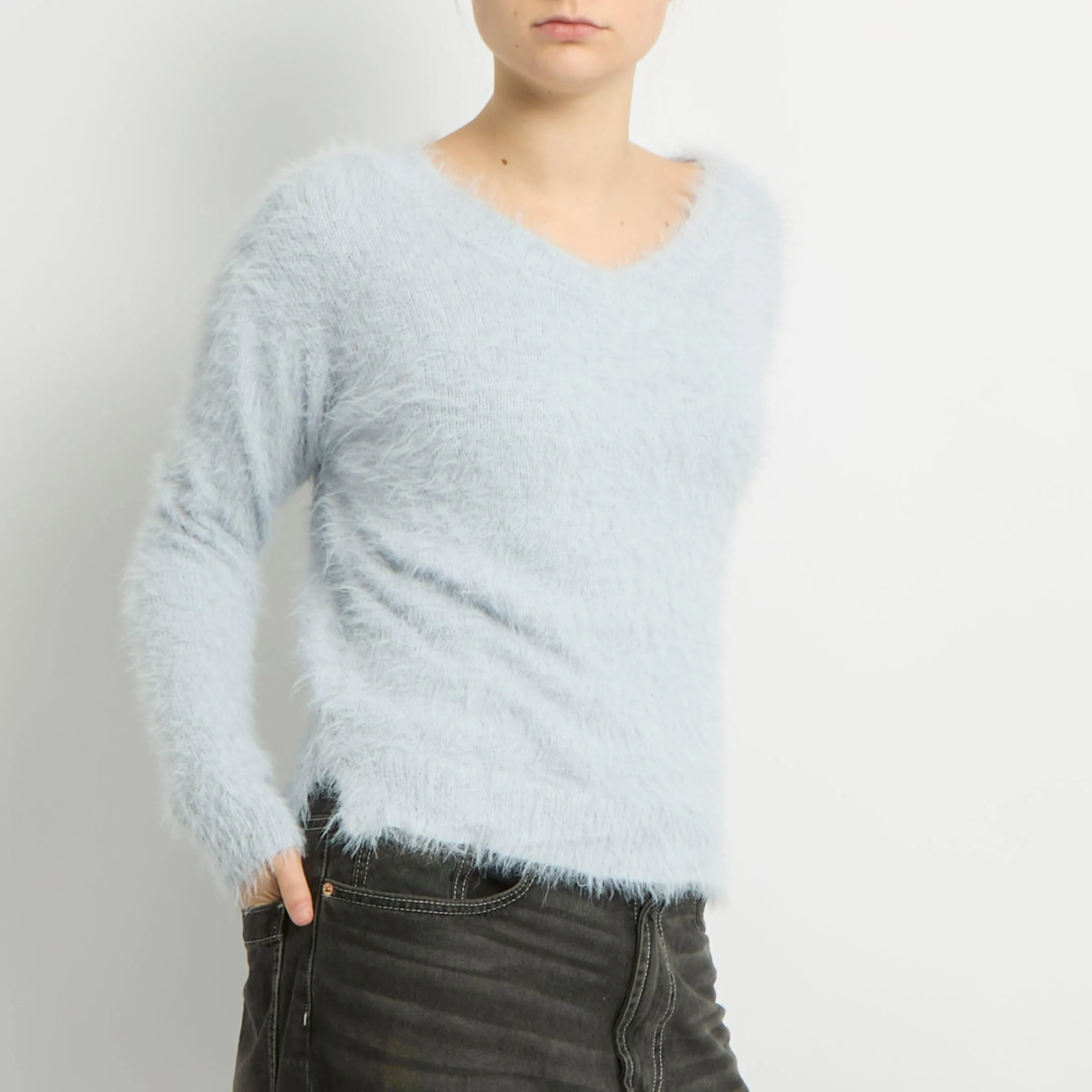 Soft Knitted Sweatshirt - UK 14