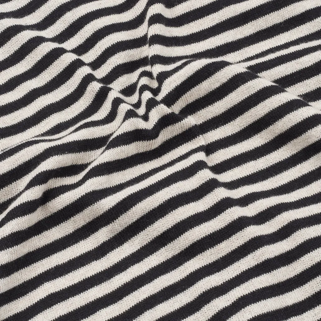 Soya SS Mini Stripe - Whisper White/Black