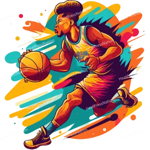 Splatter Basketball Dribble Design