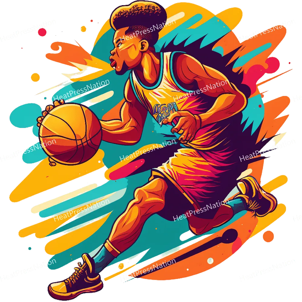 Splatter Basketball Dribble Design