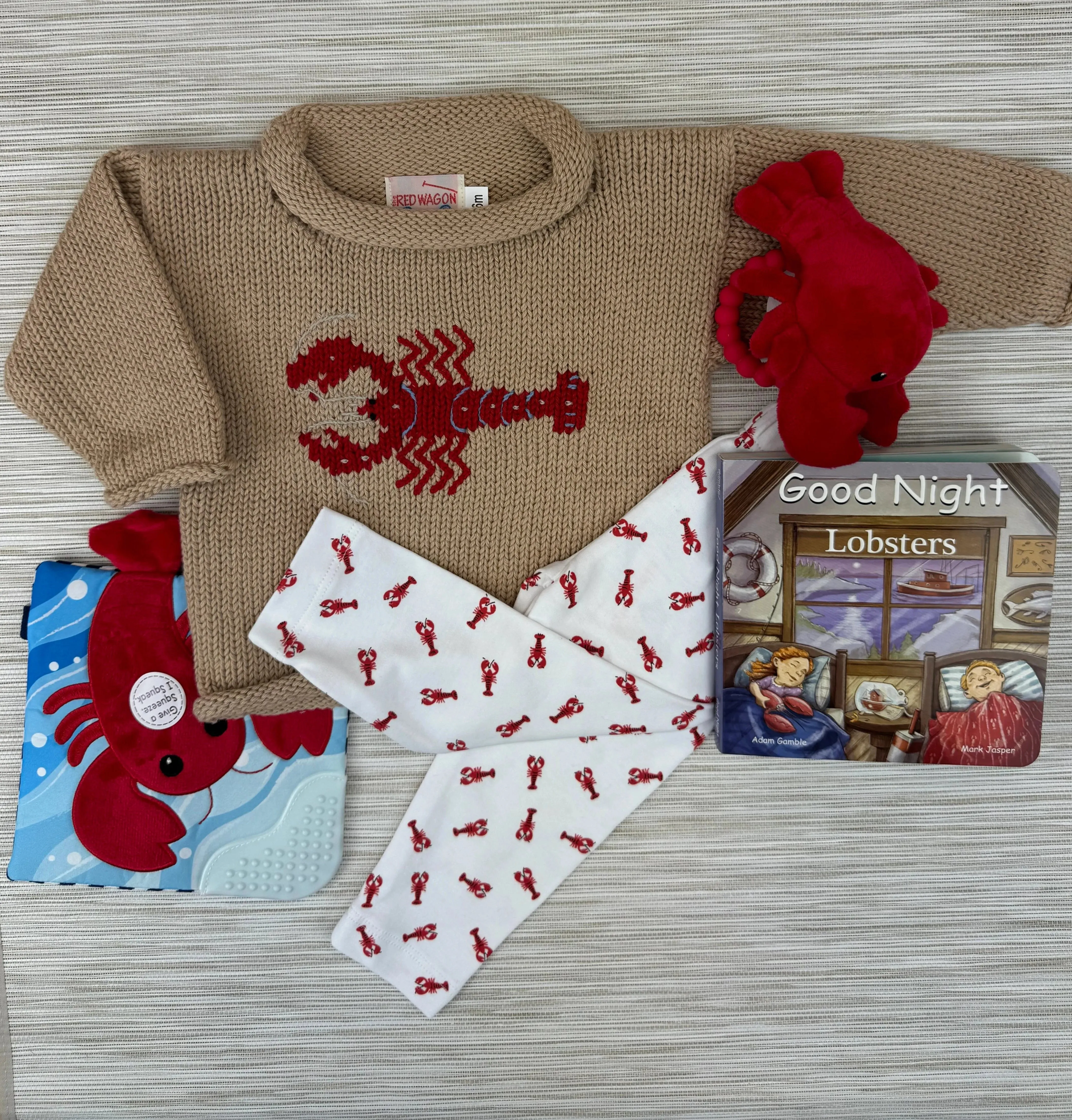 Tan Lobster Roll Neck Sweater
