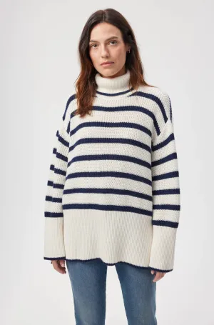 Topanga Sweater ~ Natural/Navy