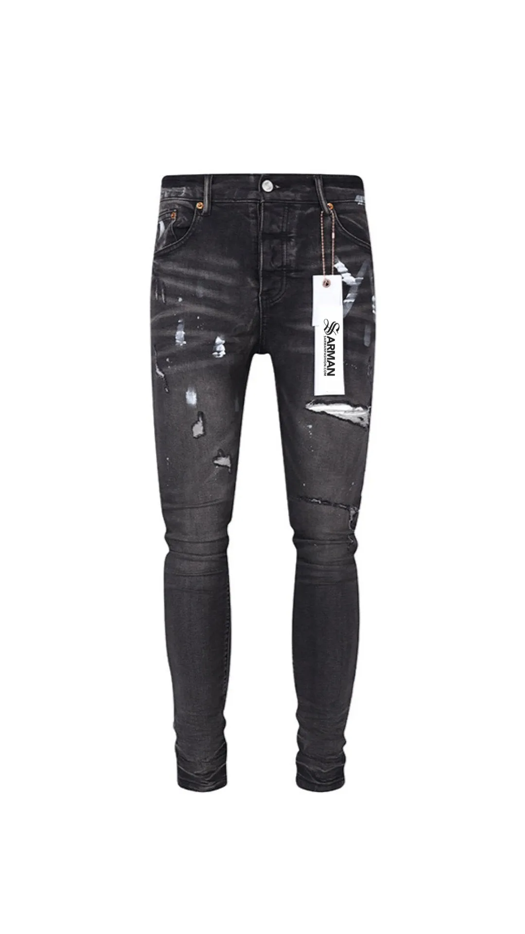 Vazduva - Skinny Legs Denim Jeans for Men