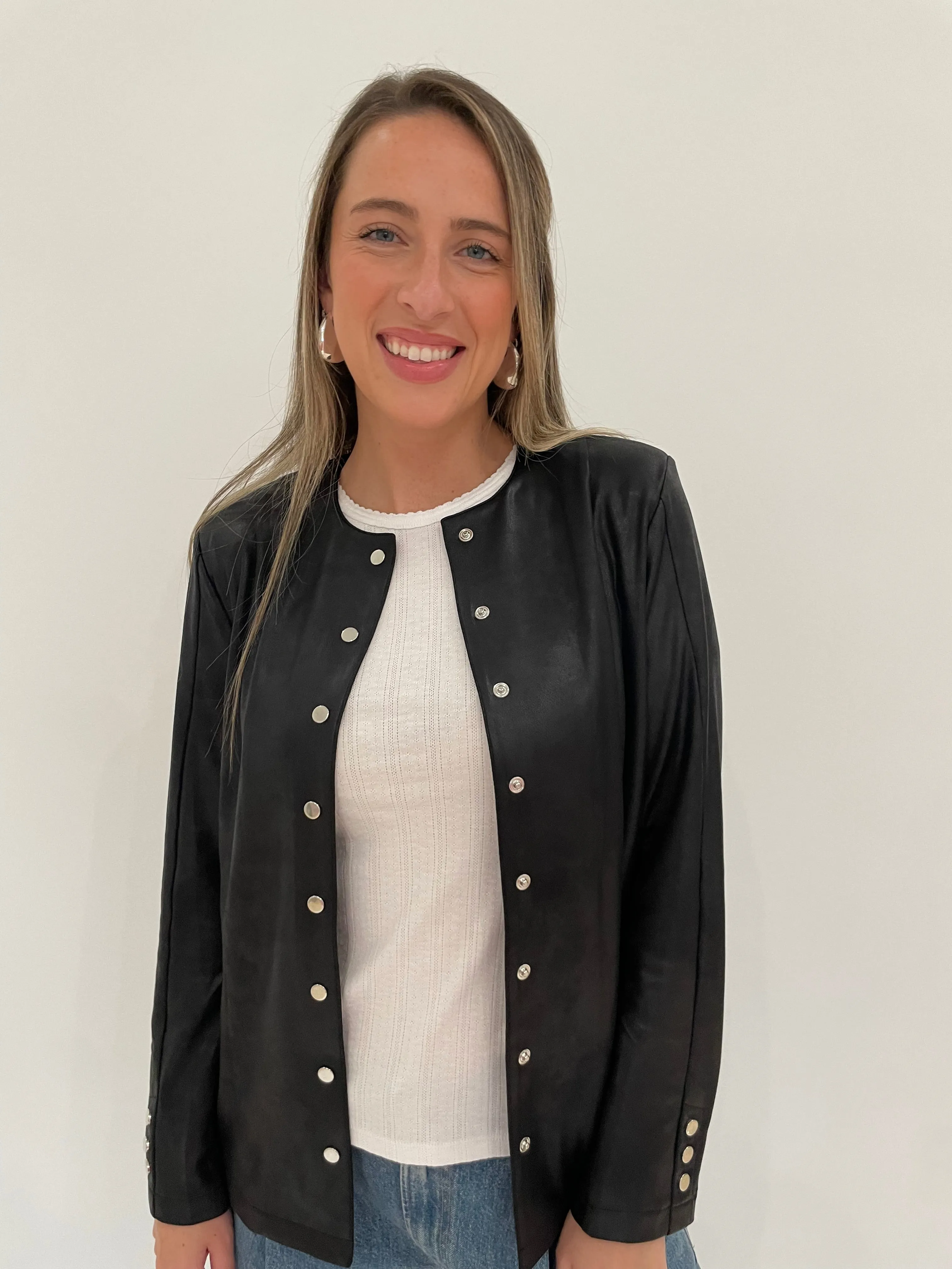 Vegan Snap Front Cardigan