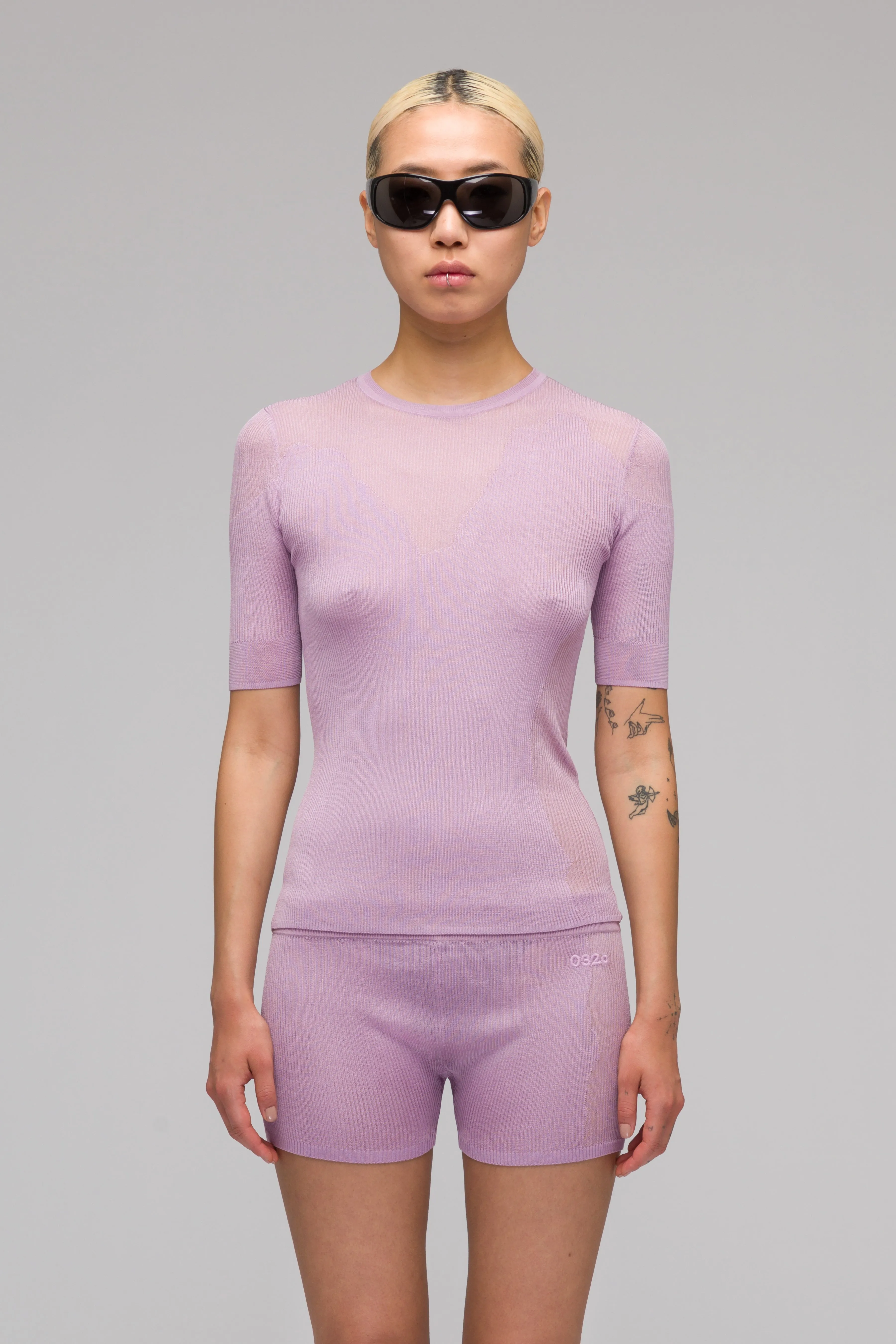 'VISIBILITY' KNIT SHORTSLEEVE