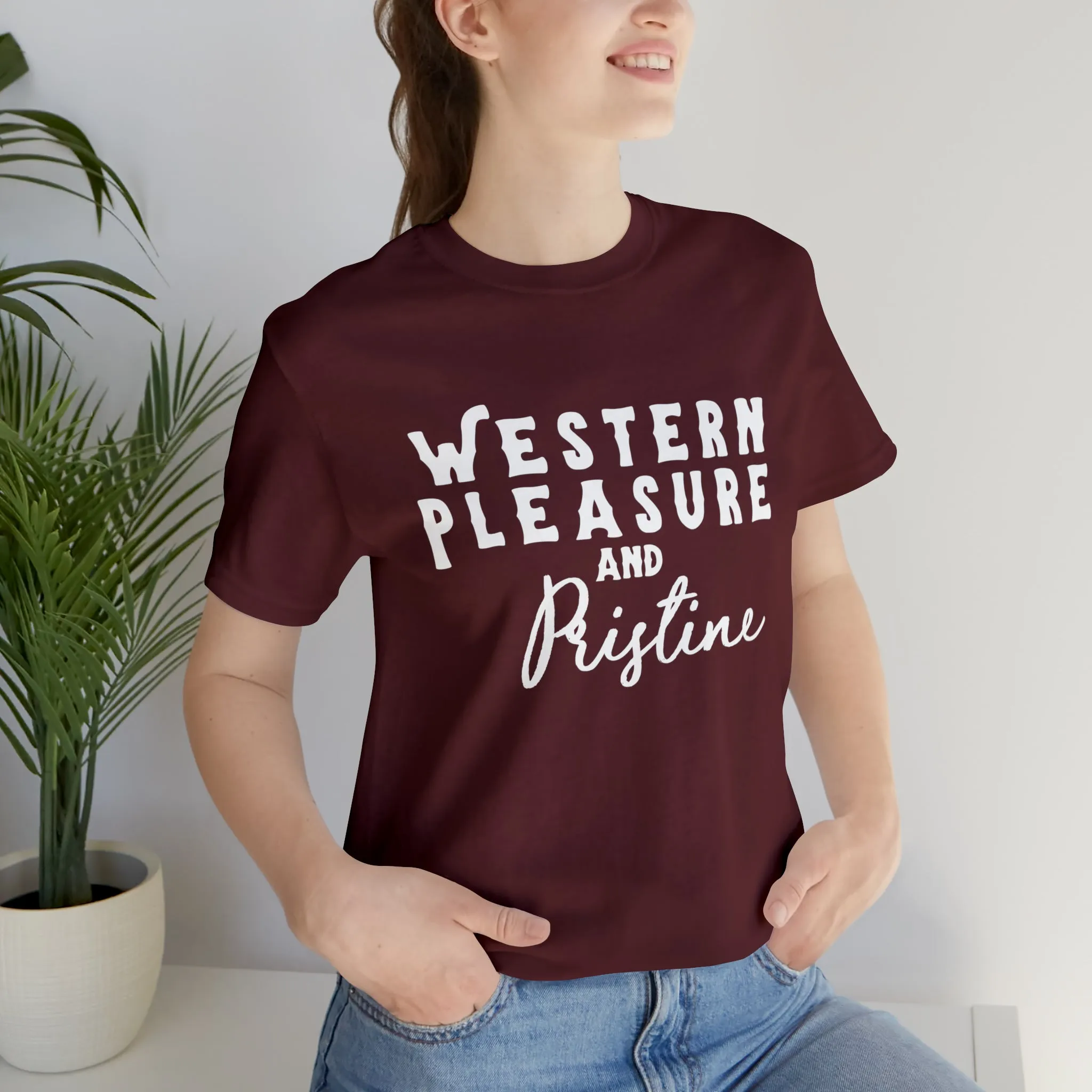 Western Pleasure & Prisitine Short Sleeve Tee