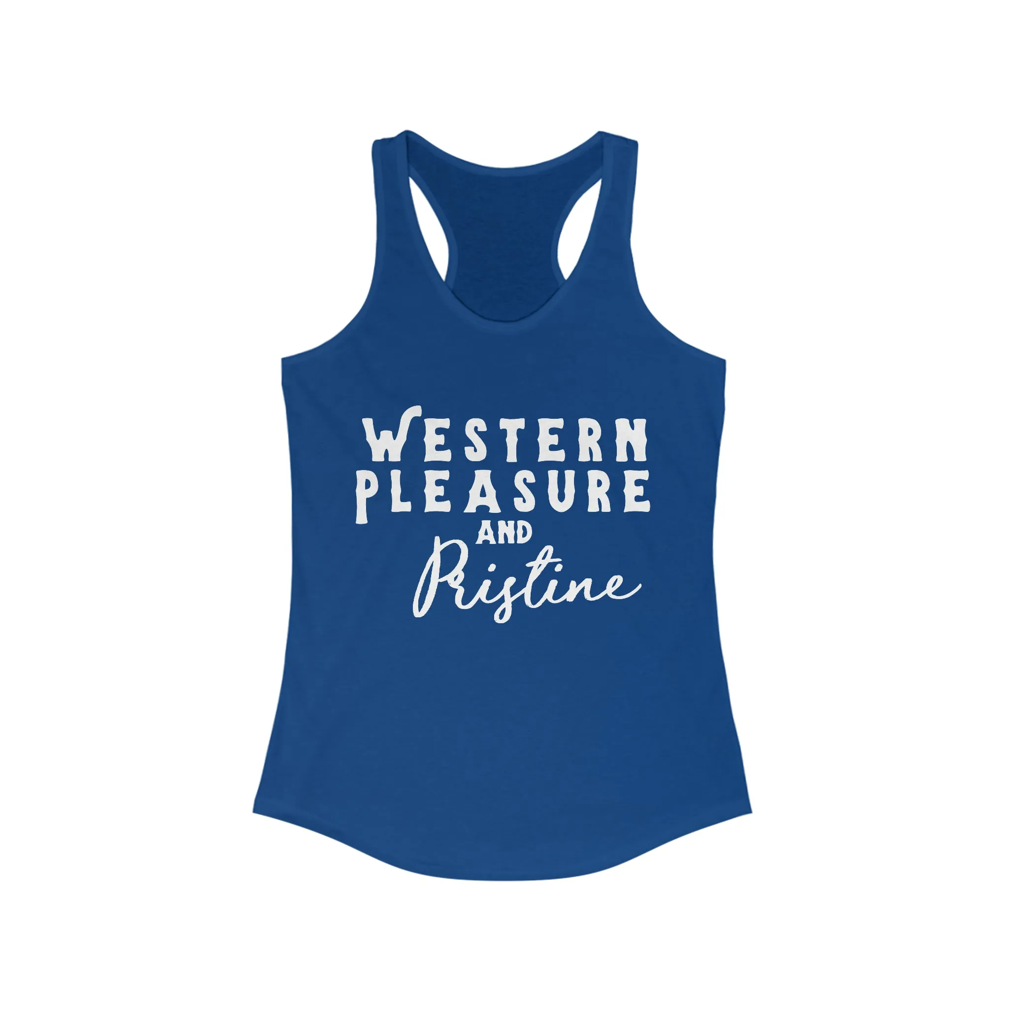 Western Pleasure & Pristine Racerback Tank