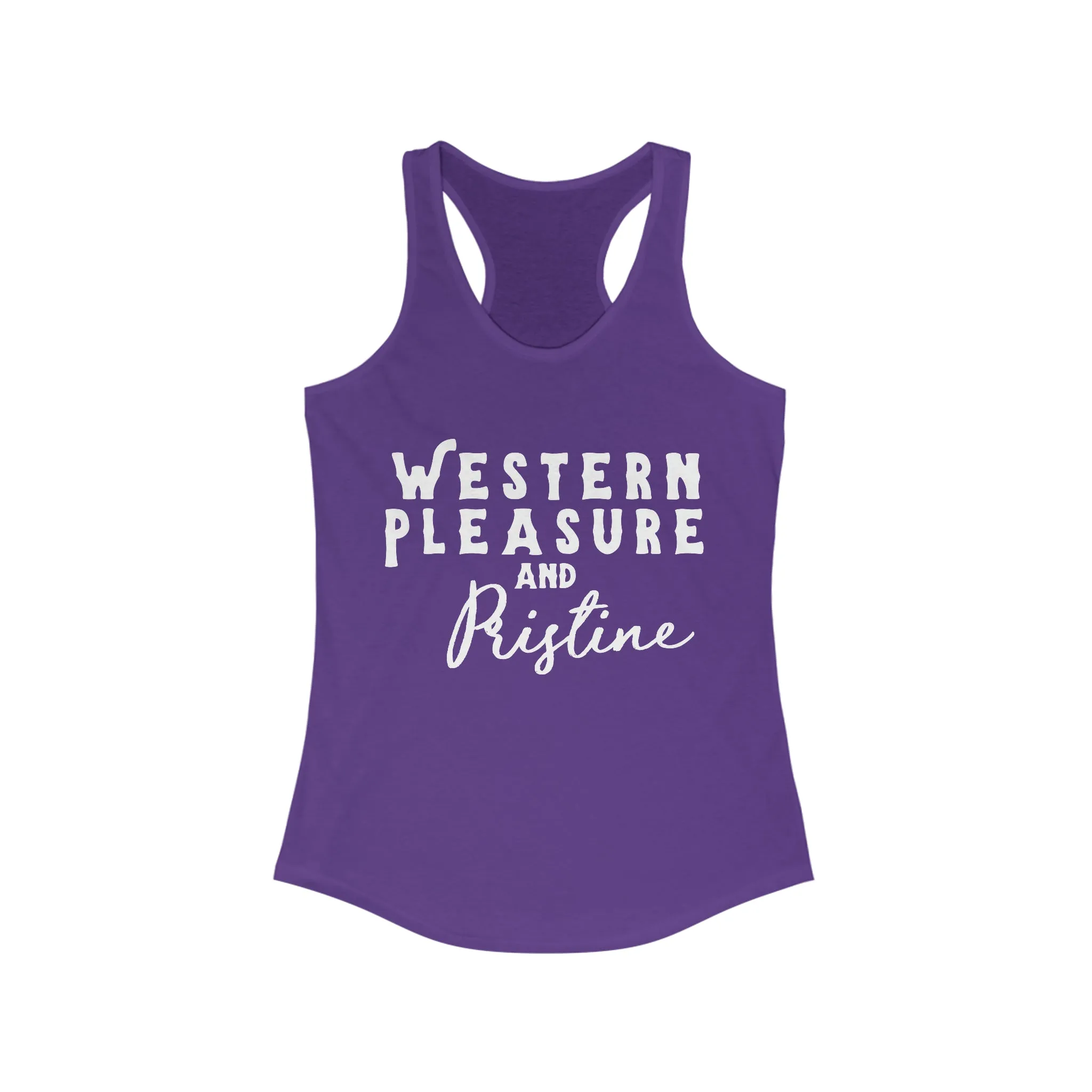 Western Pleasure & Pristine Racerback Tank