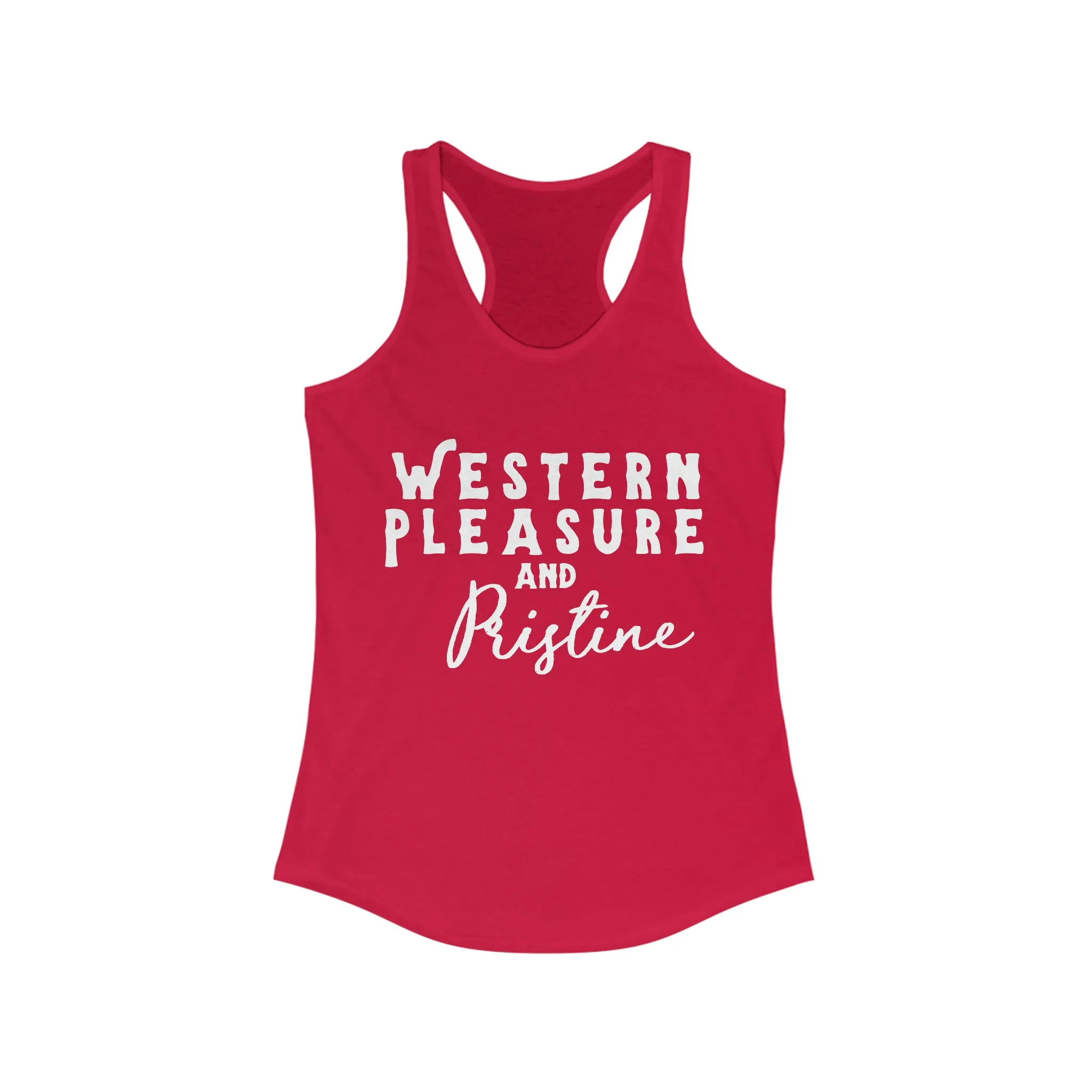 Western Pleasure & Pristine Racerback Tank