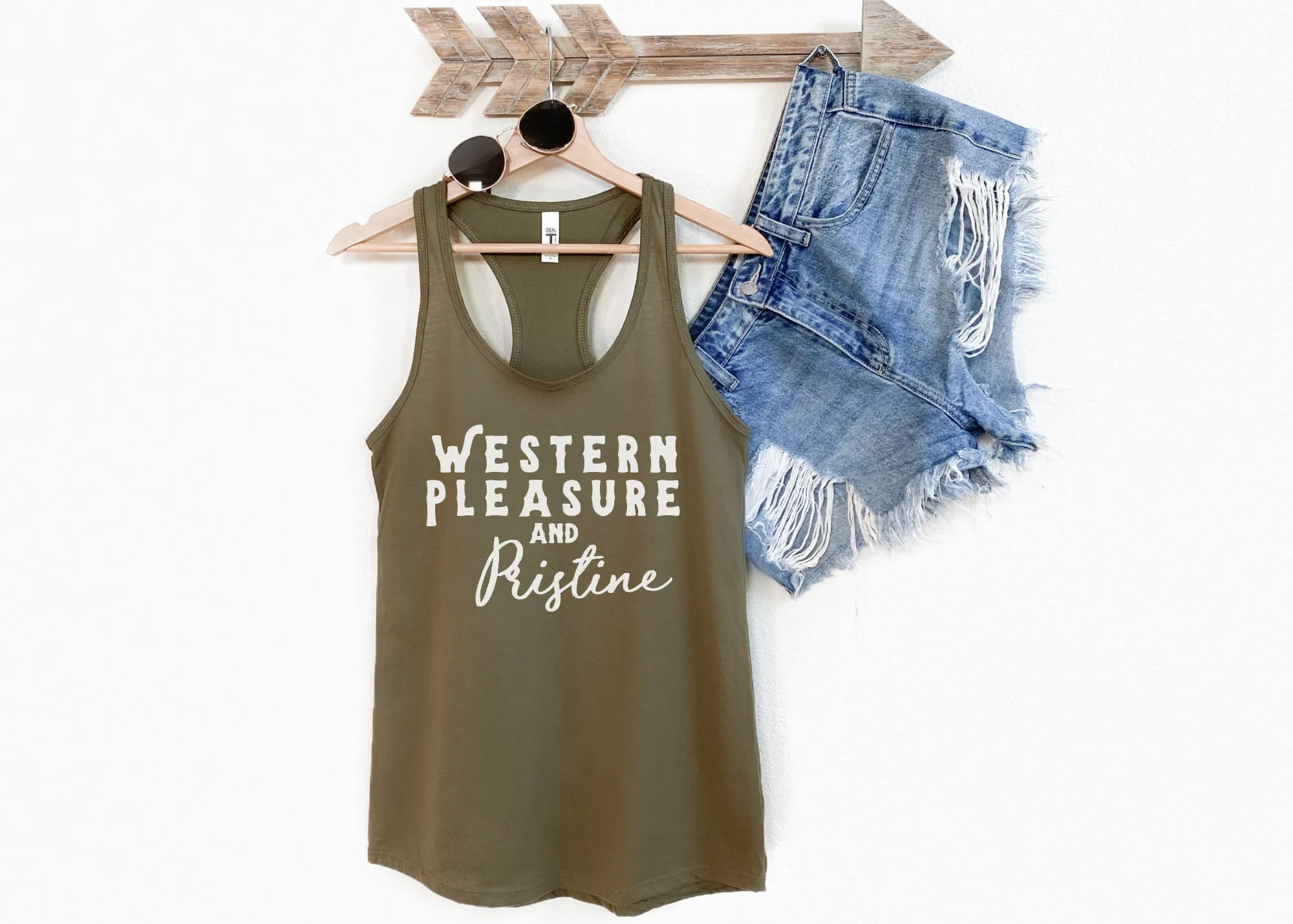Western Pleasure & Pristine Racerback Tank