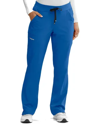 Women’s Shaped Leg Cargo Scrub Pants with Elastic Waistband [1]