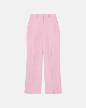 Zoelle - Silk Viscose Tweed Pants - Orchid